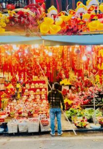 In Vietnam preparing for Chinese New Year celebrations – image Jan-Marie Jaillei